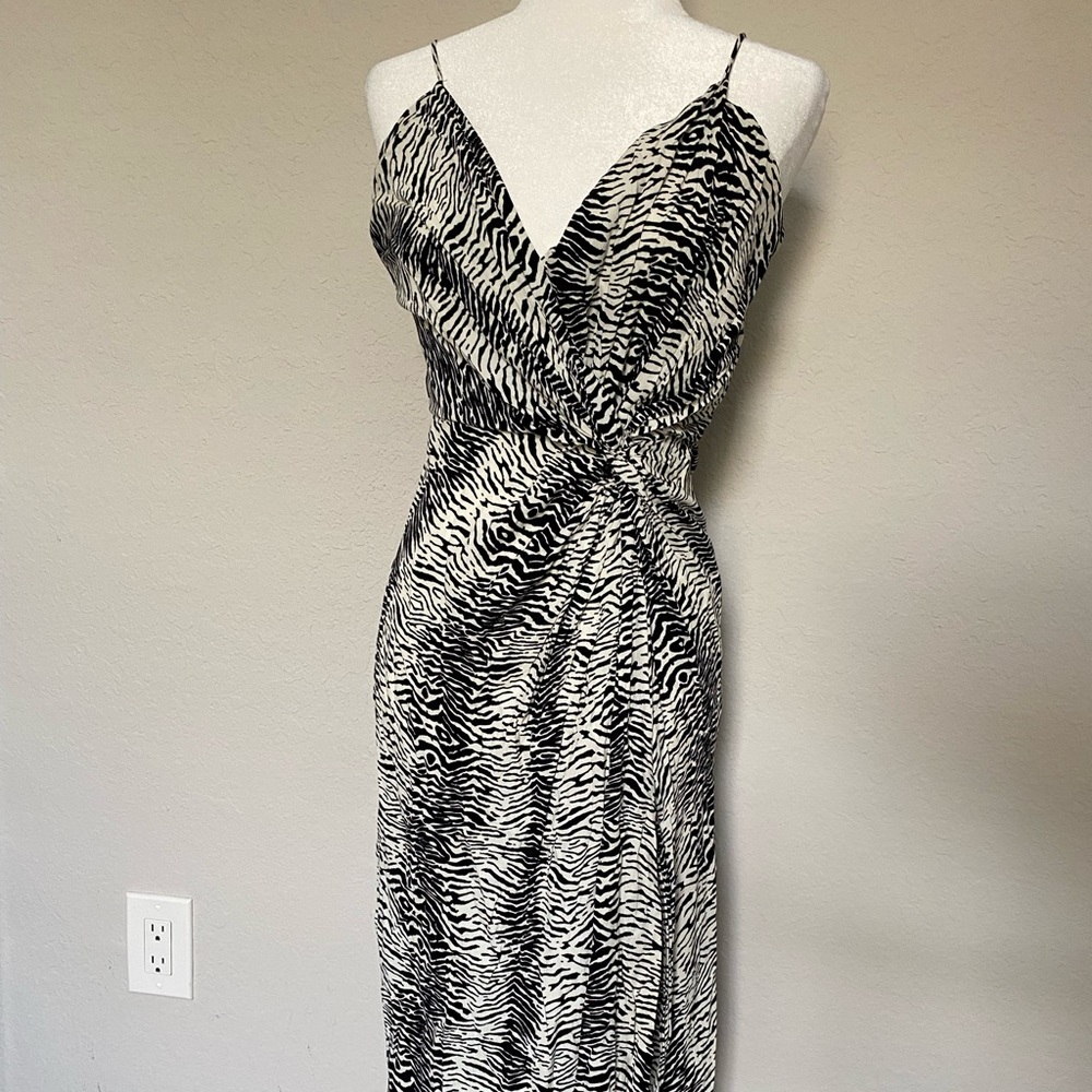 Zara zebra print dress